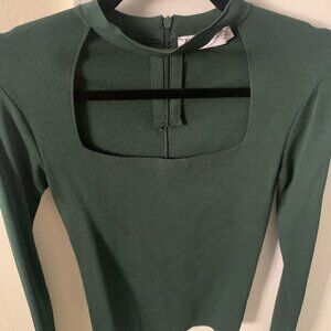 Zara Green Long Sleeve Top